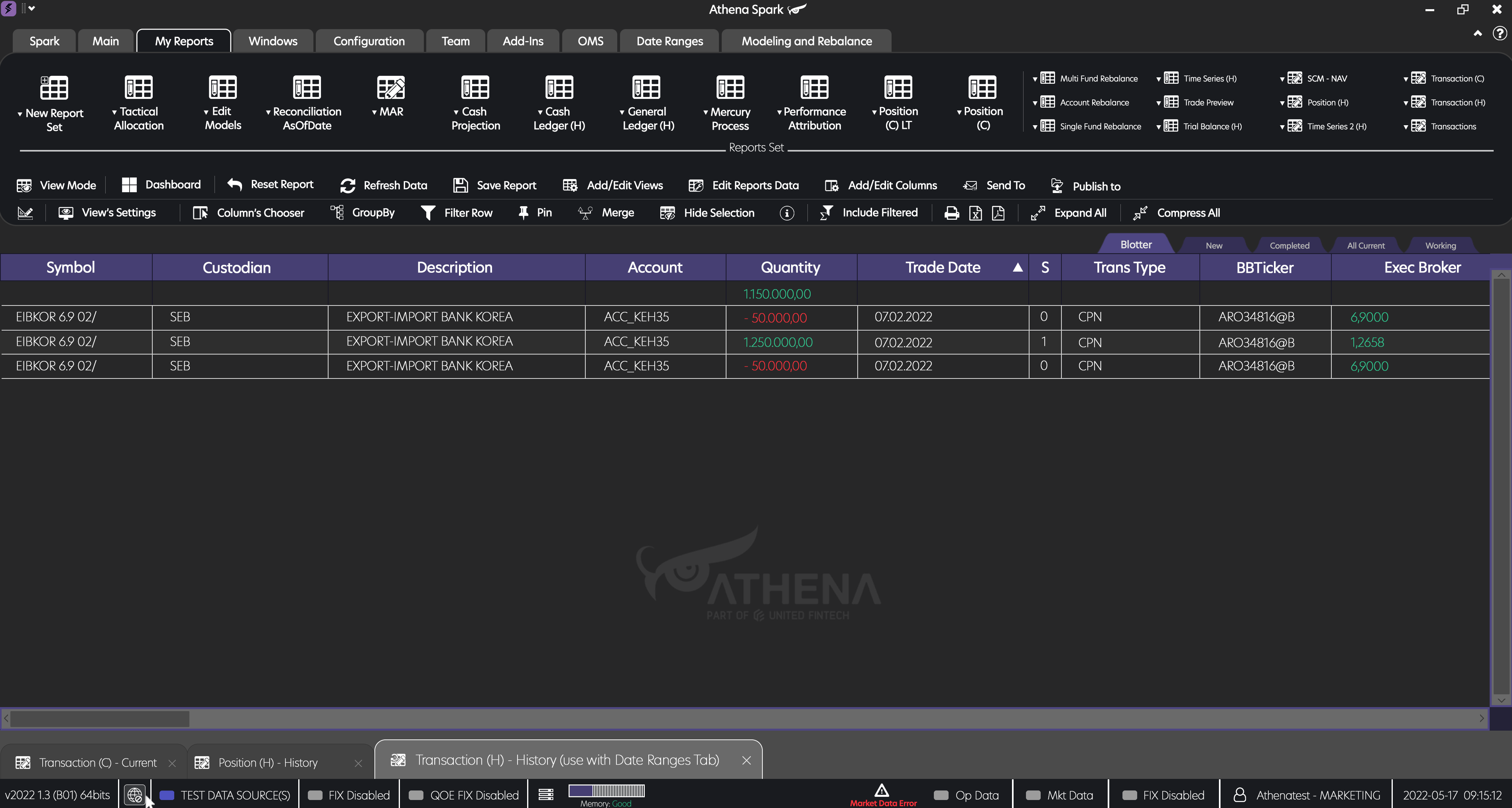 screenshot of Athena Systems